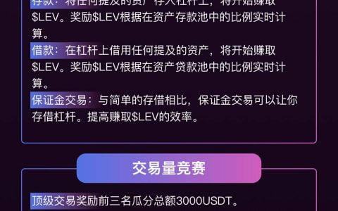 Lever 开启 DOGE&DOGGY&BAKE 流动性挖矿 & 质押活动，高额奖金等您领取！