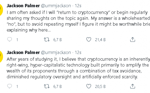 社区响应：来自狗狗币创始人的令人震惊的加密货币评测