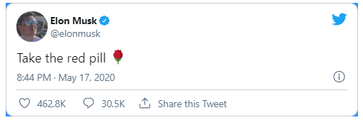 来自 Elon Musk 的令人惊讶的狗狗币分享