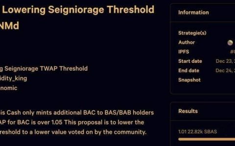Basis Cash 创始人聊项目规划：动态铸币门槛与 Basis Swap 等