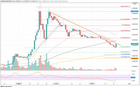 Polygon价格分析 – MATIC 在昨天的崩盘后强劲反弹 28%