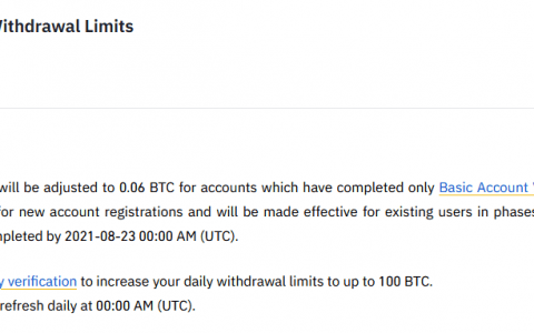 比特币在超越？ 为什么从币安提取加密货币会越来越难
