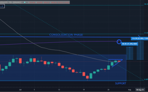 BCH、SOL和CAKE冲浪高，最高可跳跃80%； 检查图形