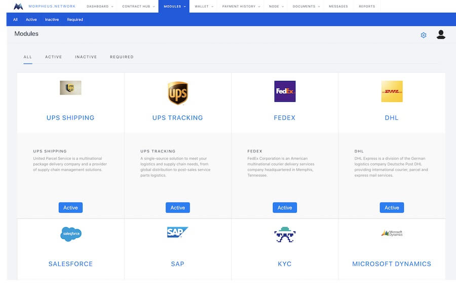Morpheus.Network - 模块