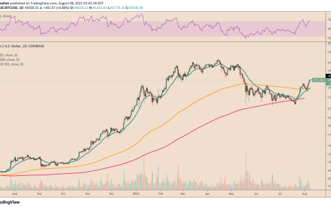 比特币在 7 月通胀报告前达到 4.5 万美元，但一个分形暗示即将出现修正