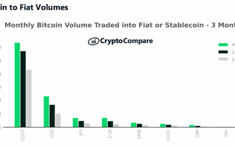 比特币/土耳其里拉是上个月交易量最大的货币对之一