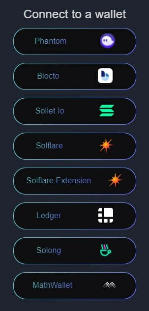 Bonfida - Audaces Perps - Connect Solana 钱包