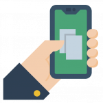 智能手机移动经纪人图标