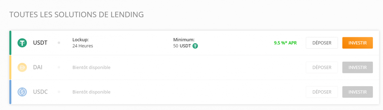 Just挖矿 在 USDT、USDC 和 DAI 上提供稳定币借贷/分红
