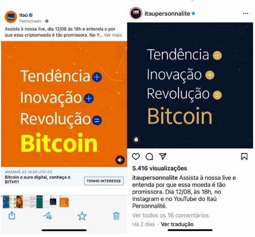 ABCB 在不正当竞争调查中引用 Itaú 的比特币报价