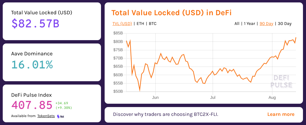 DeFi 本周 – 8 月 13 日