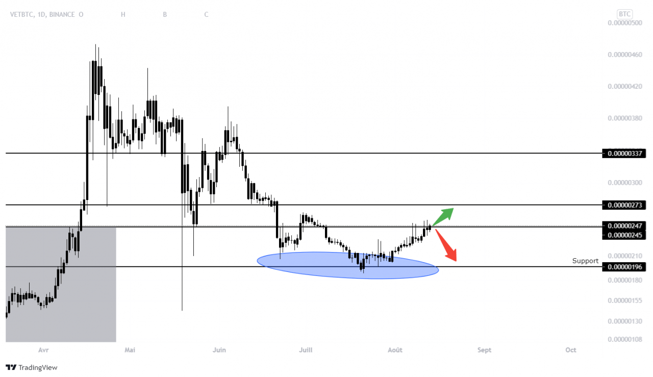 加密货币唯链（VET）即将突破新高度？