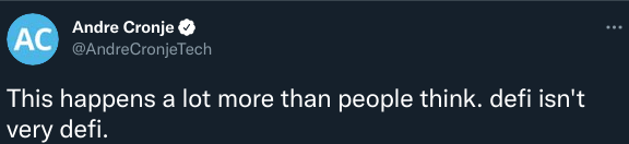 yEarn Finance 的创始人 Andre Cronje 在 Twitter 上回应了 Optimism 非优惠待遇的频率