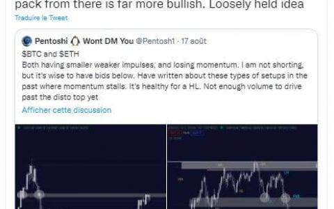 比特币 2021 年 8 月 18 日 – 黄金十字的好兆头