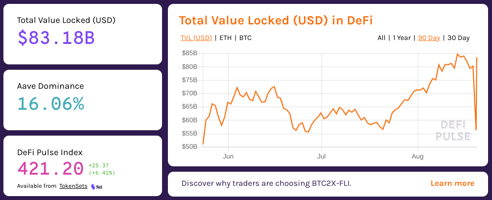 DeFi 本周 – 8 月 20 日