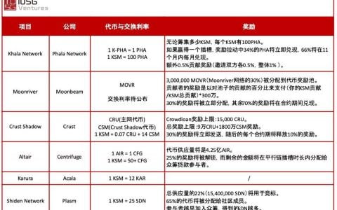 IOSG：解读 Kusama 平行链插槽竞拍及热门项目