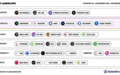 简析 DAO 生态参与者结构与基础设施堆栈