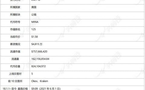 头等仓：深度解析轻量级区块链 Mina 技术架构与生态进展