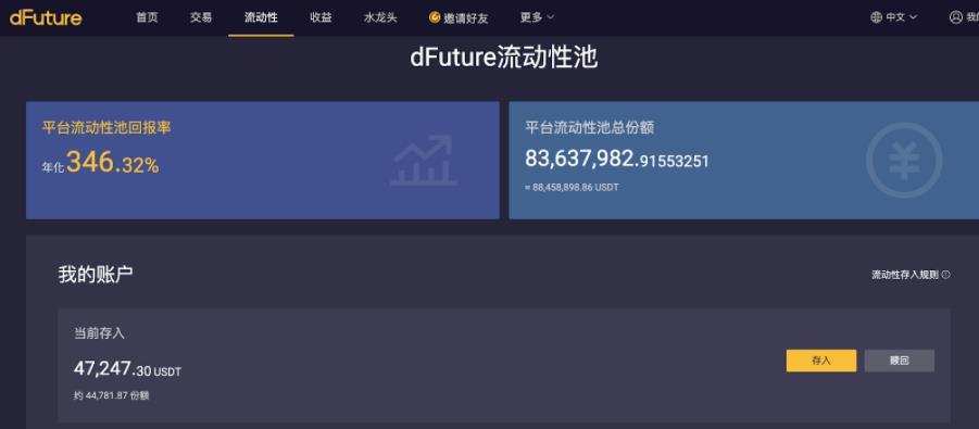 DeFi 衍生品平台 dFuture 测试版初体验：交易者与流动性提供者如何获利？