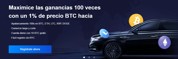 Bexplus 100 倍杠杆促销横幅