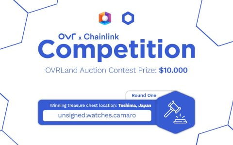OVR 与 Chainlink 合作：奖金为 65,000 美元的比赛