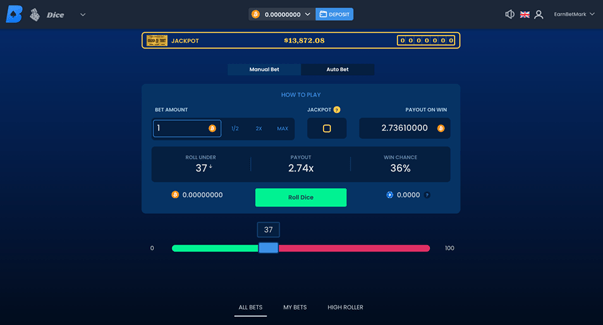 EarnBet.io – 第一个完全去中心化的赌场
