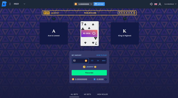 EarnBet.io – 第一个完全去中心化的赌场