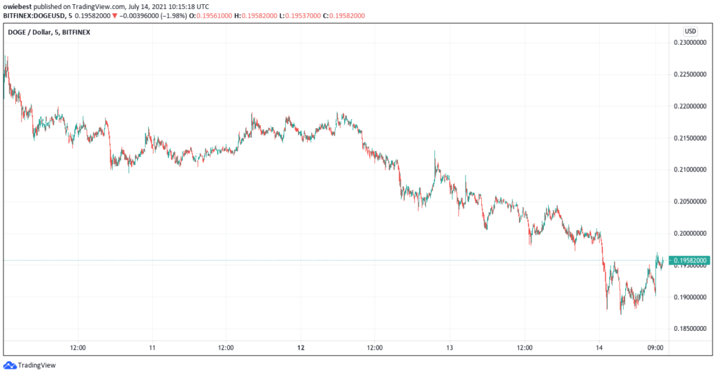 狗狗币和柴犬表情包价格跌至历史新高压力大的交易员