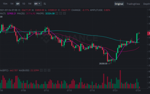 卡在加密货币市场重新分配：比特币一一打破阻力