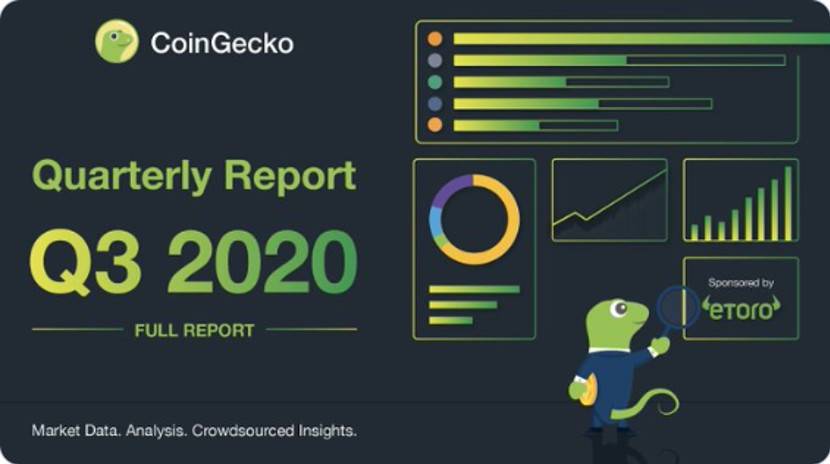 CoinGecko 三季度报告：90 亿美元流入以太坊，前十 DEX 交易额增长 700%