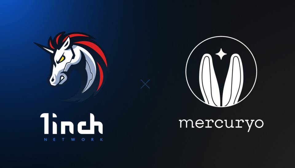 1inch Network 与 Mercuryo 达成深度合作