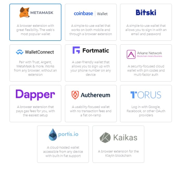 钱包-Cryptos-可用-openSea