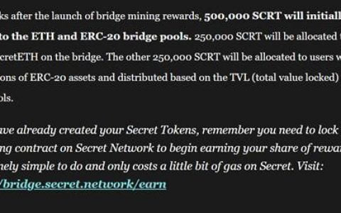 手把手教你参与隐私公链 Secret Network 挖矿