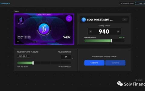 五分钟读懂 Solv IC Market：用 NFT 将一级市场带入 DeFi 领域