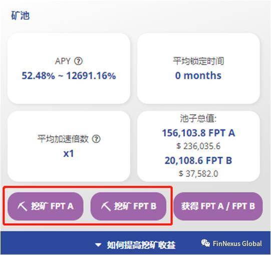 FinNexus 新版挖矿操作手册