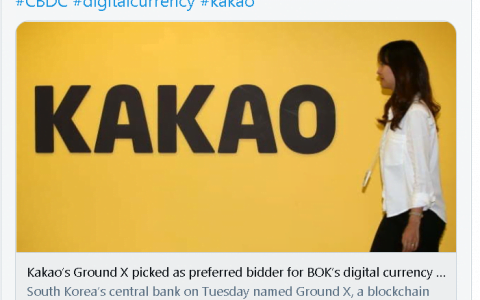 韩国央行选择数字货币：与哪家公司谈判？