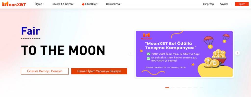 MoonXBT 大量奖励约会活动