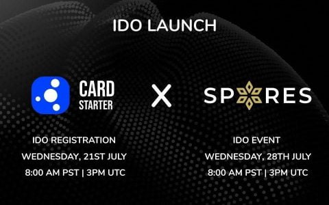 孢子网络将于 7 月 23 日启动 Cardstarter IDO