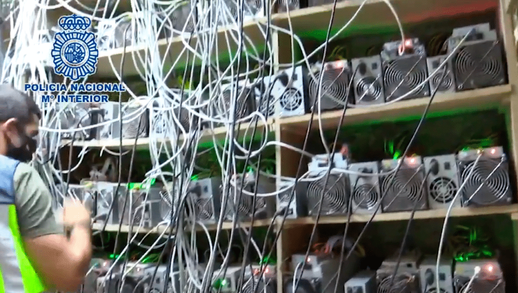 西班牙：警方拆除托莱多比特币矿场