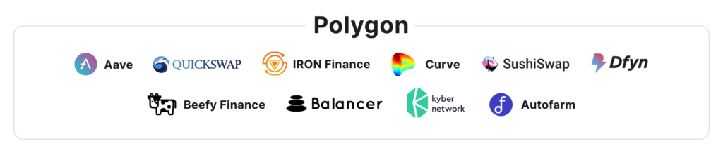 Aave、Curve 和 SushiSwap：为什么领先的 DeFi项目与 Polygon 集成