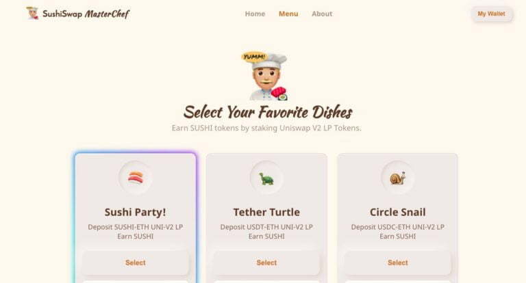 寿司下跌 14%，以太坊，以太坊，defi，sushiswap