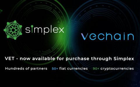 Simplex 与唯链合作，为 VET 代币启用无缝法币入口