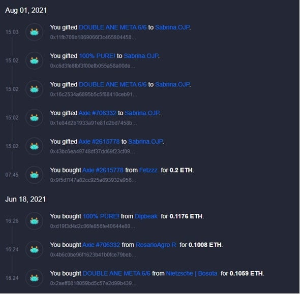 “他们骗了我，我放弃了我的种子，他们从我这里拿走了 9 个轴”