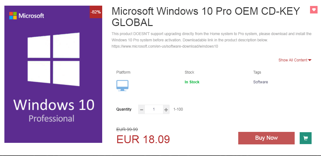 返校行动 原版 Windows 10 Pro 12 欧元，Office 2019 35 欧元等