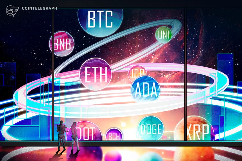 价格分析 6/4：BTC、ETH、BNB、ADA、DOGE、XRP、DOT、UNI、ICP、BCH