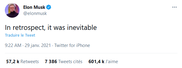 埃隆马斯克在推特上发布了关于比特币的帖子