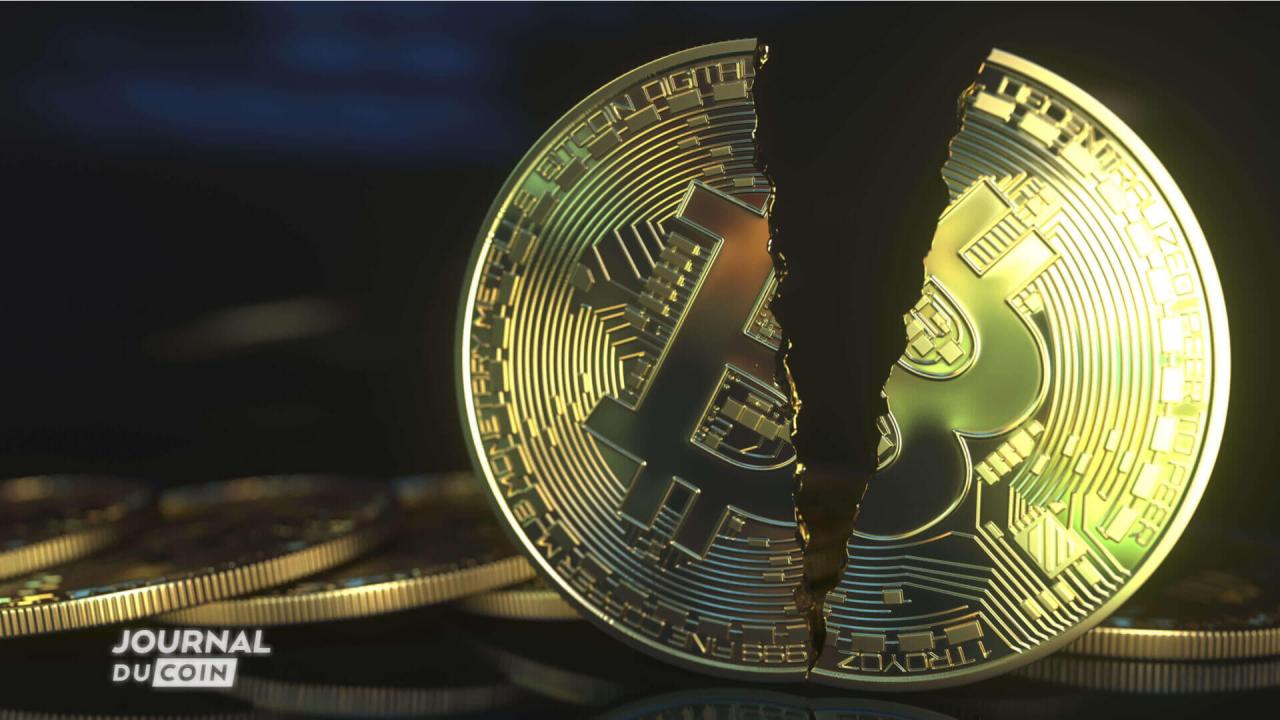 比特币一分为二