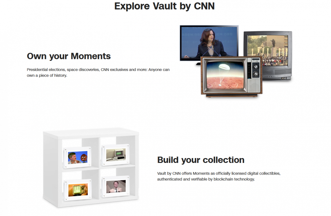 CNN 将历史新闻“时刻”作为 NFT 出售