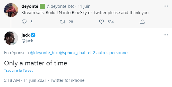 比特币在 Twitter 上的闪电网络，一个简单的 "时间的问题"