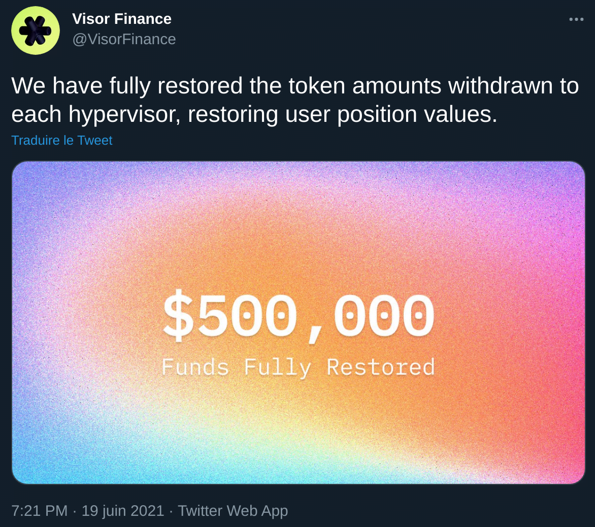 Visor Finance 新闻稿